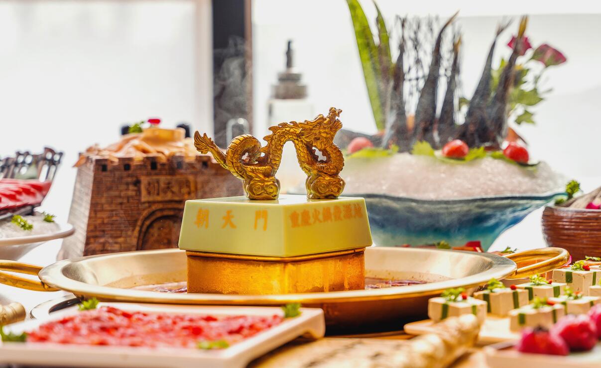 黃瓜條圣誕樹，圣誕氣氛火鍋菜品，氛圍感拉滿！